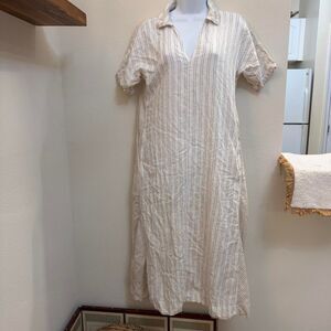 Lucky-brand Women's Cream and Tan Dress